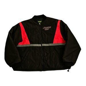 Vintage Arctic Cat Racing Bomber Jacket 3XL Arcticwear Insulated Quilted Lined